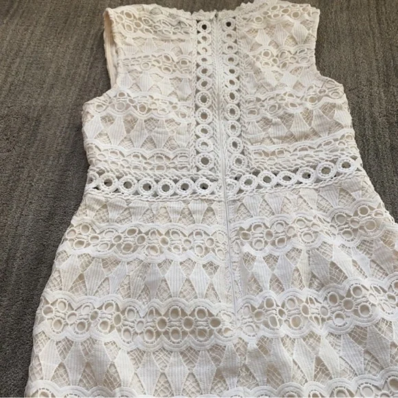 Lulus Kenna Fringe and Crochet Dress Medium - Picture 6 of 6